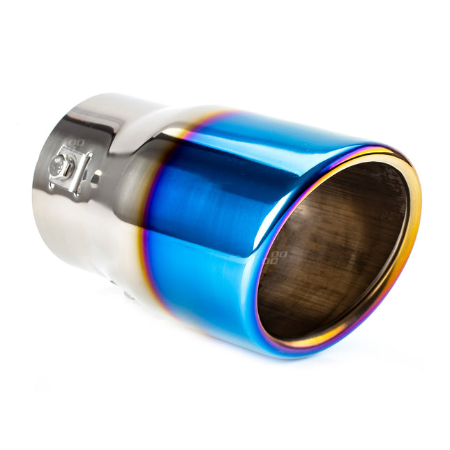 AMiO Uitlaat Einddemper Sierstuk RVS MT 007BLC Koppelstuk 78mm Rainbow Multicolor - VCTparts.nl