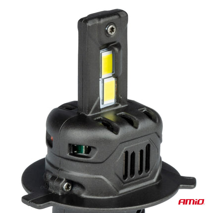 AMiO LED Koplampen X4-serie AVIATOR H4/H19 6500K max 44W Dimlichten Wit - VCTparts.nl