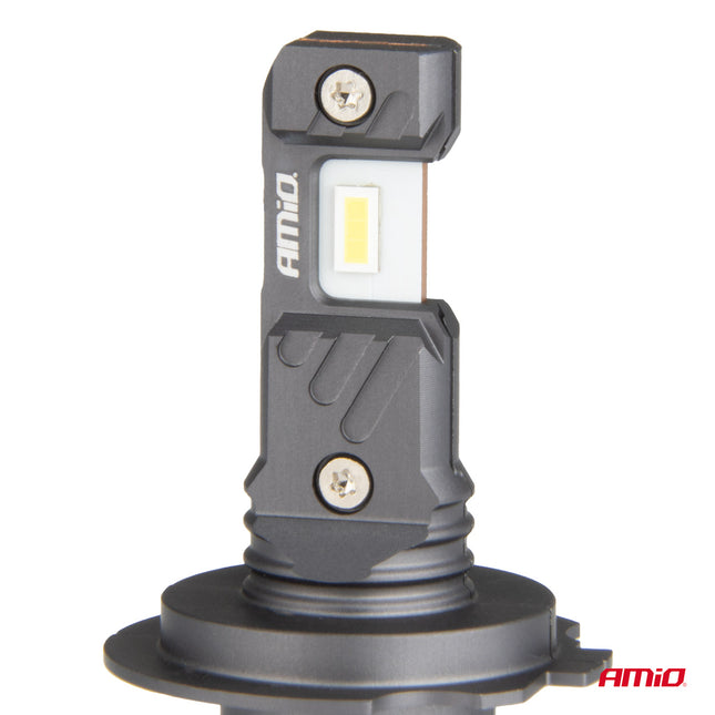 AMiO LED Koplampen Hybrid series H7 (H18) Wit 6000K - 5600LM Canbus 60W - VCTparts.nl