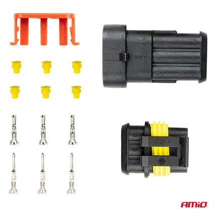 AMIO 3-Wege-Stecker und Socket-Set