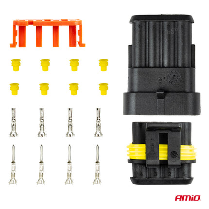 AMIO 4-Wege-Stecker und Socket-Set