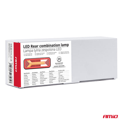 AMIO RCL-09-L Dynamische LED Heck-links multifunktionales LKW-Beleuchtungsanhängerbus hintere Lampe