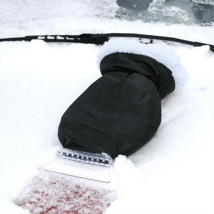 Eiskratzer mit Handschuh Deluxe - Bequemes Eis ohne kalte Hände befreien