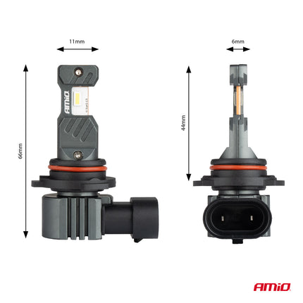 AMIO -LED -Scheinwerfer Hir2 6000K 60W Canbus - leistungsstarke und fehlerfreie Autobeleuchtung