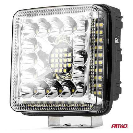 AMIO AWL13 Arbeitslampenspot Square 77LED 9-36V 6000K Weiß