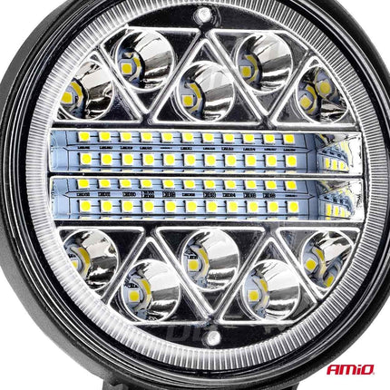 AMiO AWL16 Werklamp Verstraler Spot Rond 26LED 9-36v 6000K Wit 2 stuks (set) - VCTparts.nl