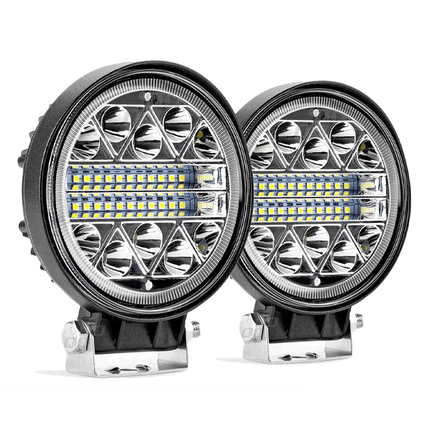 AMiO AWL16 Werklamp Verstraler Spot Rond 26LED 9-36v 6000K Wit 2 stuks (set) - VCTparts.nl