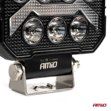 AMIO AWL68 LED -Arbeitsbeleuchtung 54W 6500K 10000LM 9-36V - IP67 Spot Lighting Square