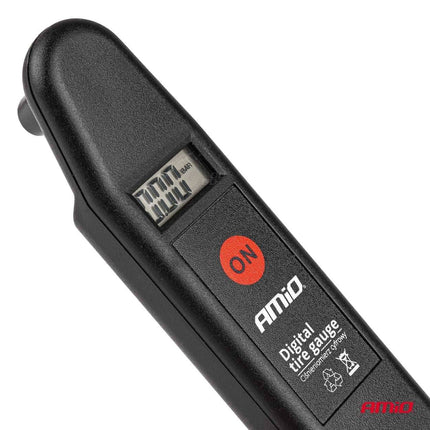 AMiO Drukmeter 10 Bar 3-150 PSI Bandenspanningsmeter Ventieldruk Meetsysteem - VCTparts.nl