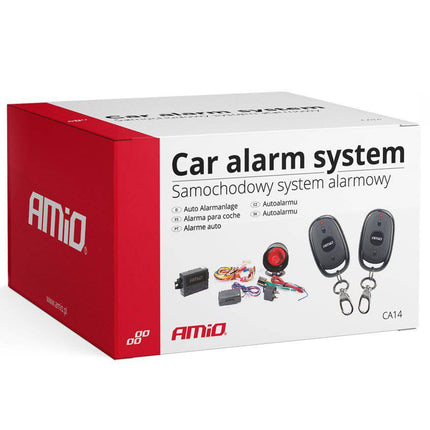 AMiO Geavanceerd Autoalarm met Afstandsbediening en Innovatieve Functies - SafeDrive Pro CA14 - VCTparts.nl