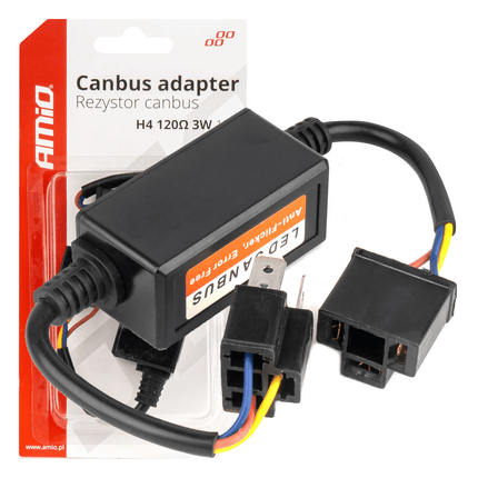 Amio H4 Canbus Relay Resistenz Auto Dimlich / Great Licht Resistenz Canbus Decoder 12V-24V (1 ​​Stück)