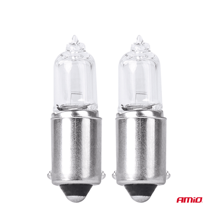 AMiO H6W Wit Halogeen Verlichting 6W BAX9S (set) [Kentekenverlichting - Interieurverlichting] - VCTparts.nl