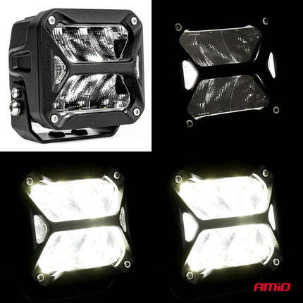 AMIO MEHRSCHAFT LED-PRÄMATION LAMPFO-Serie AMIO-03868 Spotspot Robust Offroad