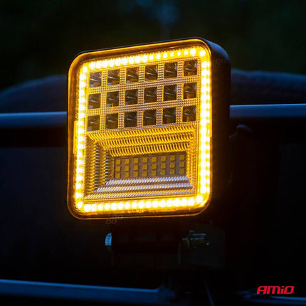 AMiO Krachtige Werklamp AWL12 42 LED COMBO (2 standen) 9-36V Verstraler Spot Robuust Offroad 2 stuks (set) - VCTparts.nl