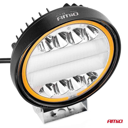 AMiO Krachtige Werklamp AWL14 42 LED COMBO (2 Functies) 9-36V Verstraler Spot Robuust Offroad - VCTparts.nl