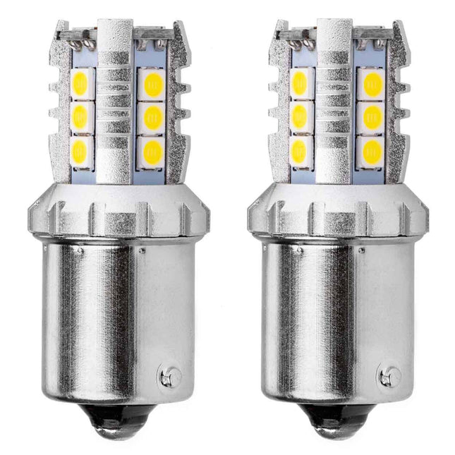 AMiO LED CANBUS 3030 16SMD 1156 BA15S P21W R10W R5W Wit 12V/24V - VCTparts.nl