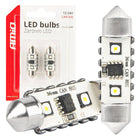 AMIO LED CANBUS LAMPS 12SMD Feston C5W 3838 36mm Weiß 12/24 V