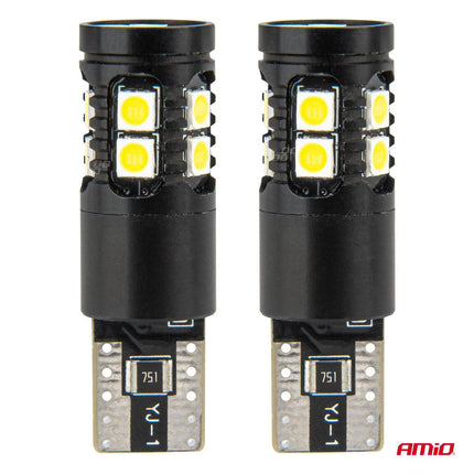 AMIO LED CANBUS LAMPS T10 W5W 13SMD 3030 Weiß 12 V/24 V