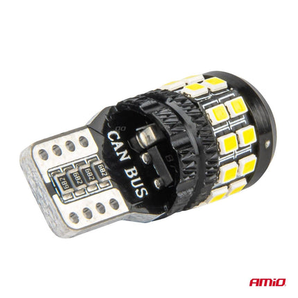 AMIO LED CANBUS LAMPS T10 W5W 27SMD 2016 Weiß 12V/24V