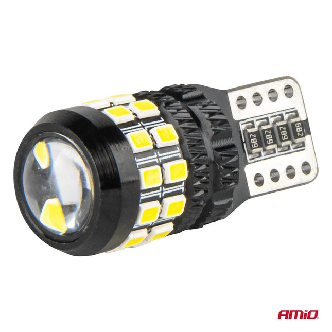 AMIO LED CANBUS LAMPS T10 W5W 27SMD 2016 Weiß 12V/24V