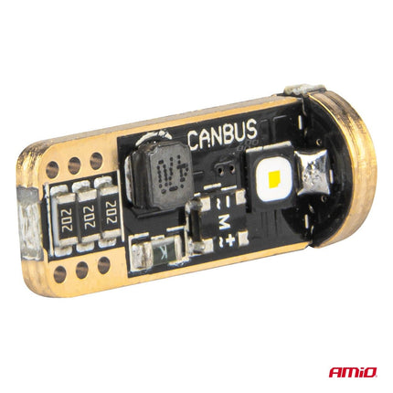 AMIO LED CANBUS LAMPS T10 W5W 3SMD 3838 Weiß 12V/24 V