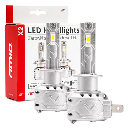 AMIO LED -Scheinwerfer X2 -Serie H1 Dimlights White