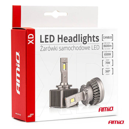 AMIO-LED-Scheinwerfer XD-Serie D4S/D4R-Kraft-LED-Dimlights für klares weißes Licht