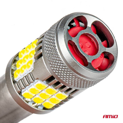 AMIO LED -Lampen Canbus Pro Serie 1156 BA15S P21W R10W R5W 36x3030 SMD Ventilator Weiß 12V/24 V