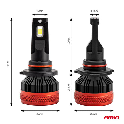 AMIO LED FOG Lights X3 Serie HB4 9006 Weiß