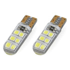 AMiO LED STANDAARD T10 W5W 12xSMD 2835 12V Zilver - VCTparts.nl