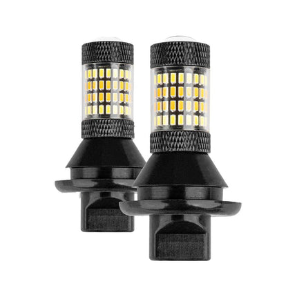 AMiO PY21W BAU15s 1156 DRL met Knipperlicht Functie 2in1 Lamp - Dagrijverlichting en Richtingaanwijzer 12V (set) - VCTparts.nl