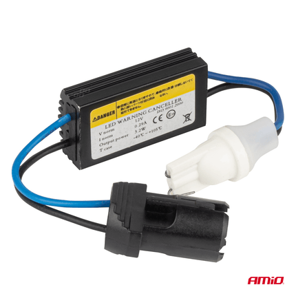 AMIO T10 / W5W Canbus Relais Widerstand Auto Dimlich & Great Light Resistance Canbus Decoder 12V-24V (1 ​​Stück)