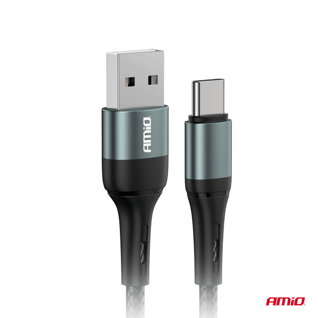 AMIO USB-A zu USB-C-Kabel 3A 100 cm Fulllink-hohe Qualität schnelles Ladekabelkabel