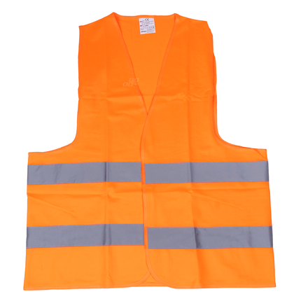 AMiO Veiligheidsvest Oranje SV-01 Reflecterend Hesje met ISO Certificaat (120gr/m) - VCTparts.nl