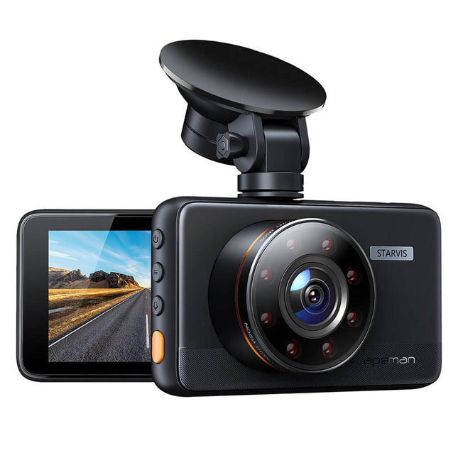 Apeman C660 Dashcam 1080p HD WiFi Auto Video Recorder mit kontinuierlicher Ernährung Schwarz