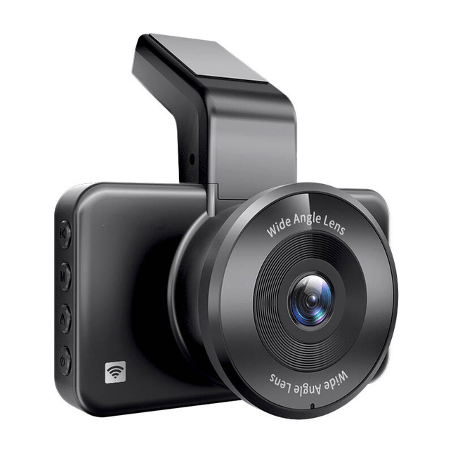 Azdome Dashcam M17 Fullhd WiFi 1ch mit Bildschirmauto -Video -Rekorder schwarz