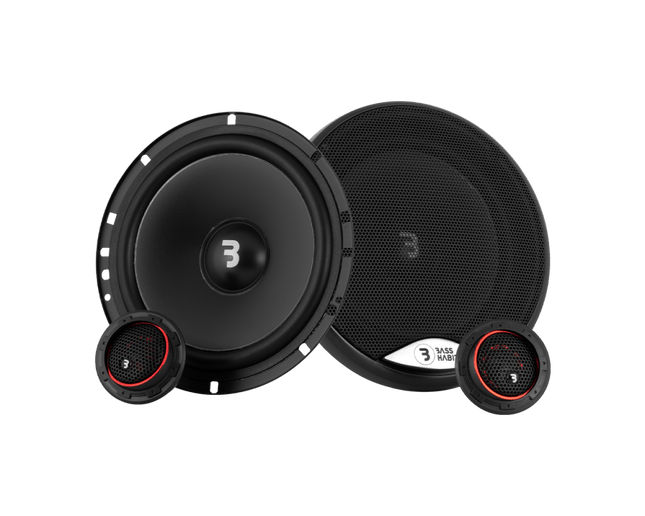 Bass Habit Play 165mm Component Speaker 120W Max Audio Systeem Zwart - VCTparts.nl