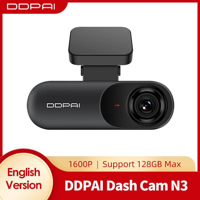 Ddpai Dashcam 2k 1600p HD 1ch WiFi Video Recorder Schwarz