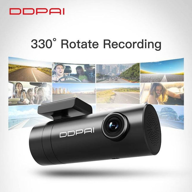 DDPAI Mini Dashcam 1080p HD WiFi 1 -ch Video Recorder Schwarz