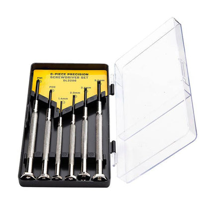 Deli Tools Precisieschroevendraaierset 6 stuks EDL3206 (Zwart) [Gereedschappen - Deli] - VCTparts.nl