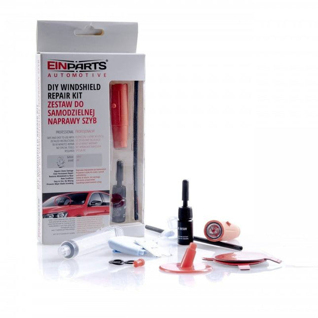 Einparts Auto Voorruit Glas Ster of Barst Reparatie Kit met Vloeistof - VCTparts.nl