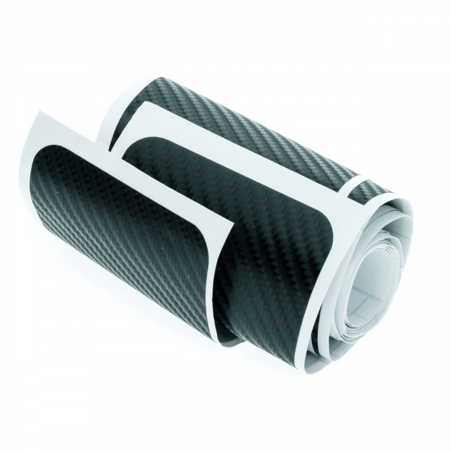 Einparts Instaplijst Deurlijst Sticker Folie Kras Bescherming Carbon Wrap (set 4 stuks) - VCTparts.nl