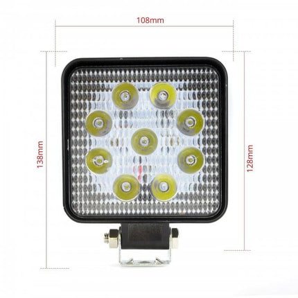 EinParts Offroad Rücklichter LED LED -Lampen -Spotlight - Square 27W