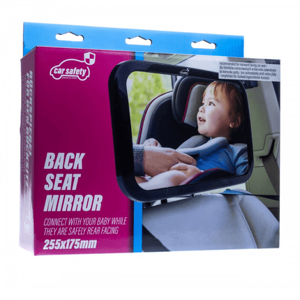 Einparts Universele Achteruitkijkspiegel Back Seat Mirror Binnenspiegel voor Kinderen Veiligheid Rechthoek 255x157mm - VCTparts.nl