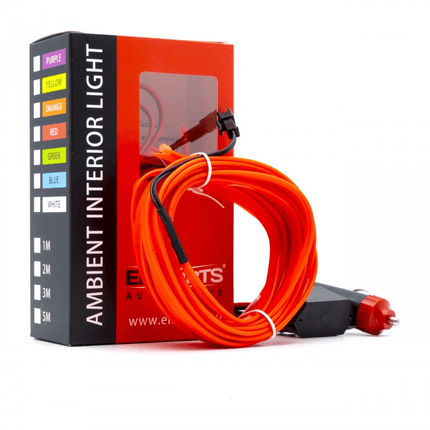 Einparts Voertuig Universele Interieur LED Ambient Interieurverlichting - Compleet 5m Strip Pakket Rood - VCTparts.nl