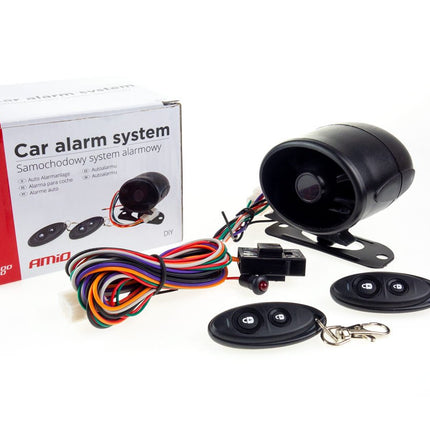 AMiO Beveiligingsalarm DIY met Draadloze Afstandsbediening Auto Alarm - VCTparts.nl