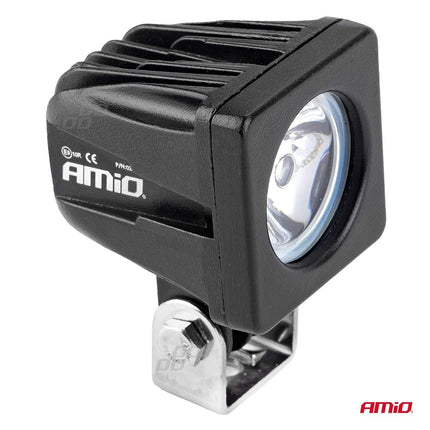 AMiO Krachtige Werklamp AWL18 1LED HP SPOT 9-36V Verstraler Spot Robuust Offroad - VCTparts.nl