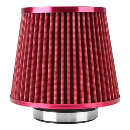 Open Luchtfilter Rood - Sport Filter met Cold air intake [sportfilter powerfilter universeel] - VCTparts.nl