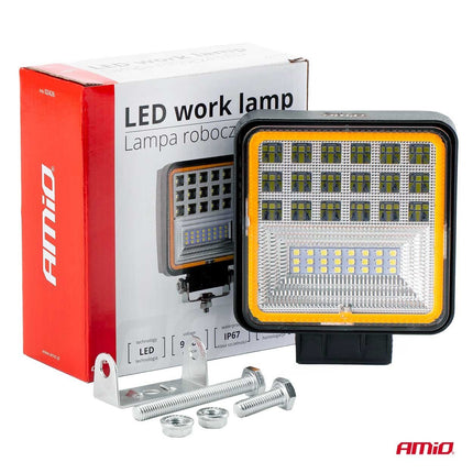 AMiO Krachtige Werklamp AWL12 42 LED COMBO (2 standen) 9-36V Verstraler Spot Robuust Offroad - VCTparts.nl