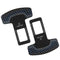 Gordel Clip Alarmstopper Zwart Carbon (set) - VCTparts.nl